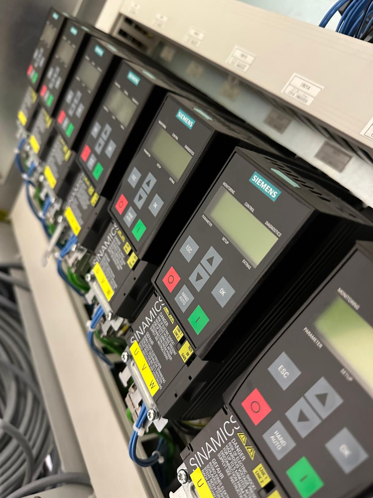 Industrial electrical drives used in maintenance scope